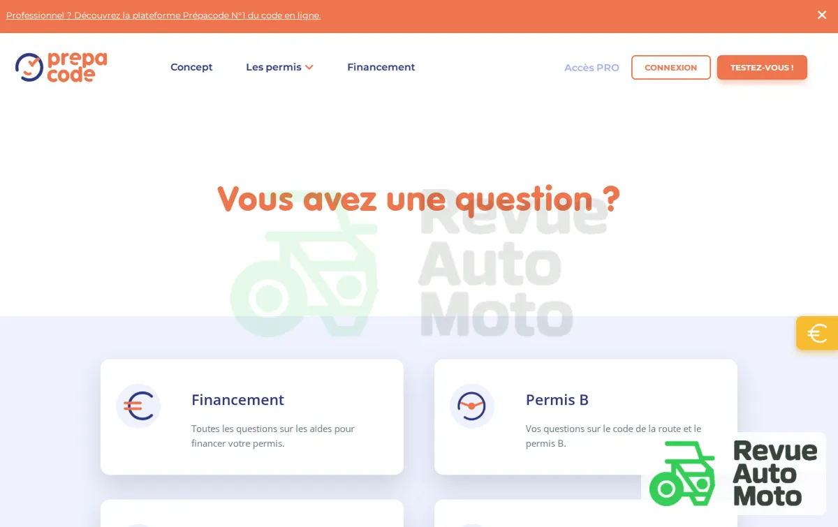 Capture : Aides pour financer son permis | Prépacode